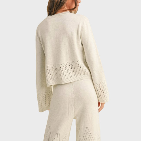 Women's Lounge Crochet Knitted Set